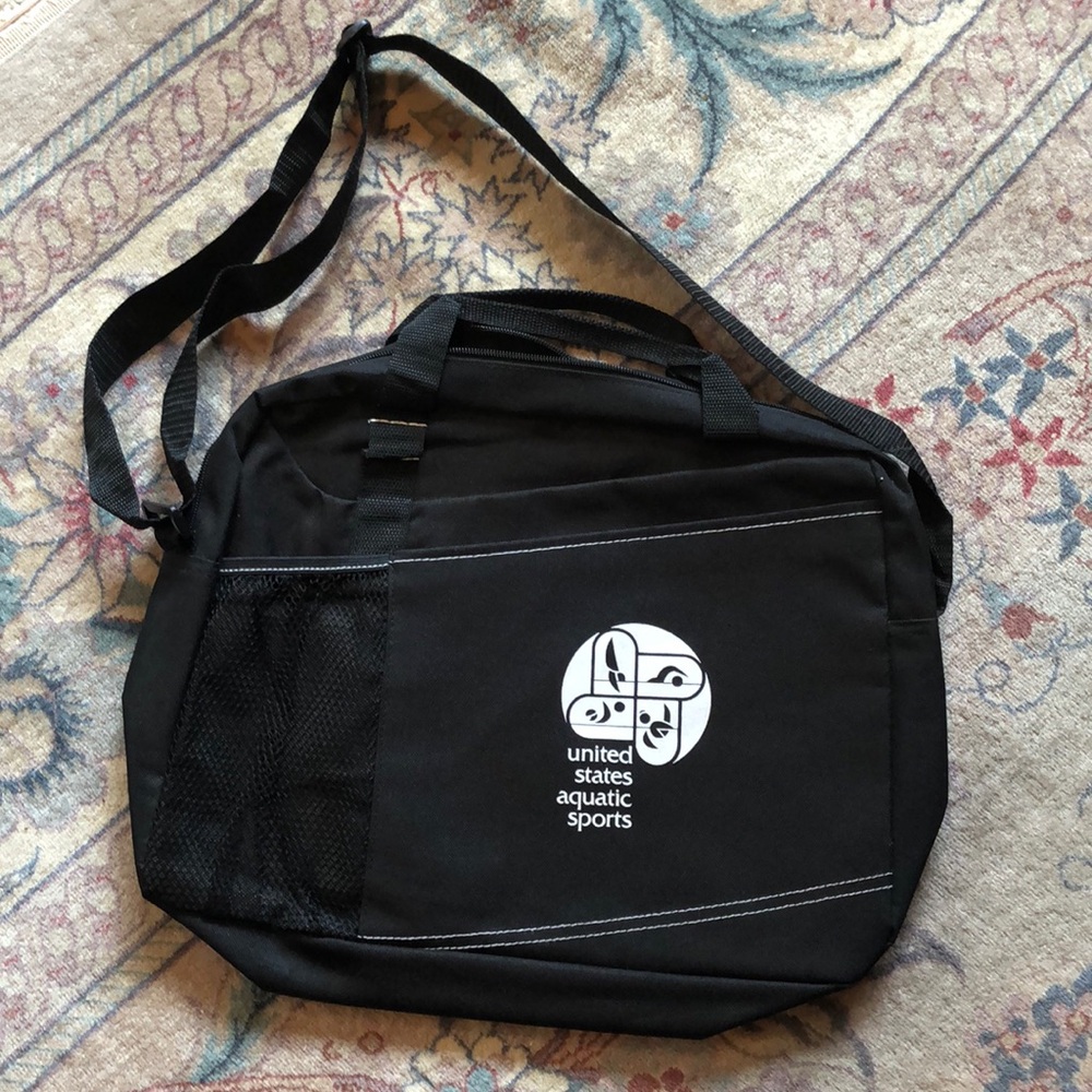 USAS United States Aquatic Sports canvas computer laptop bag